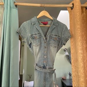 90s style Stretch Jean dress